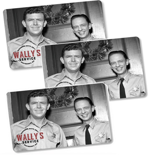 MGA-024 Magnets - Three Pack Mayberry Andy & Barney Courthouse Aluminum Magnets