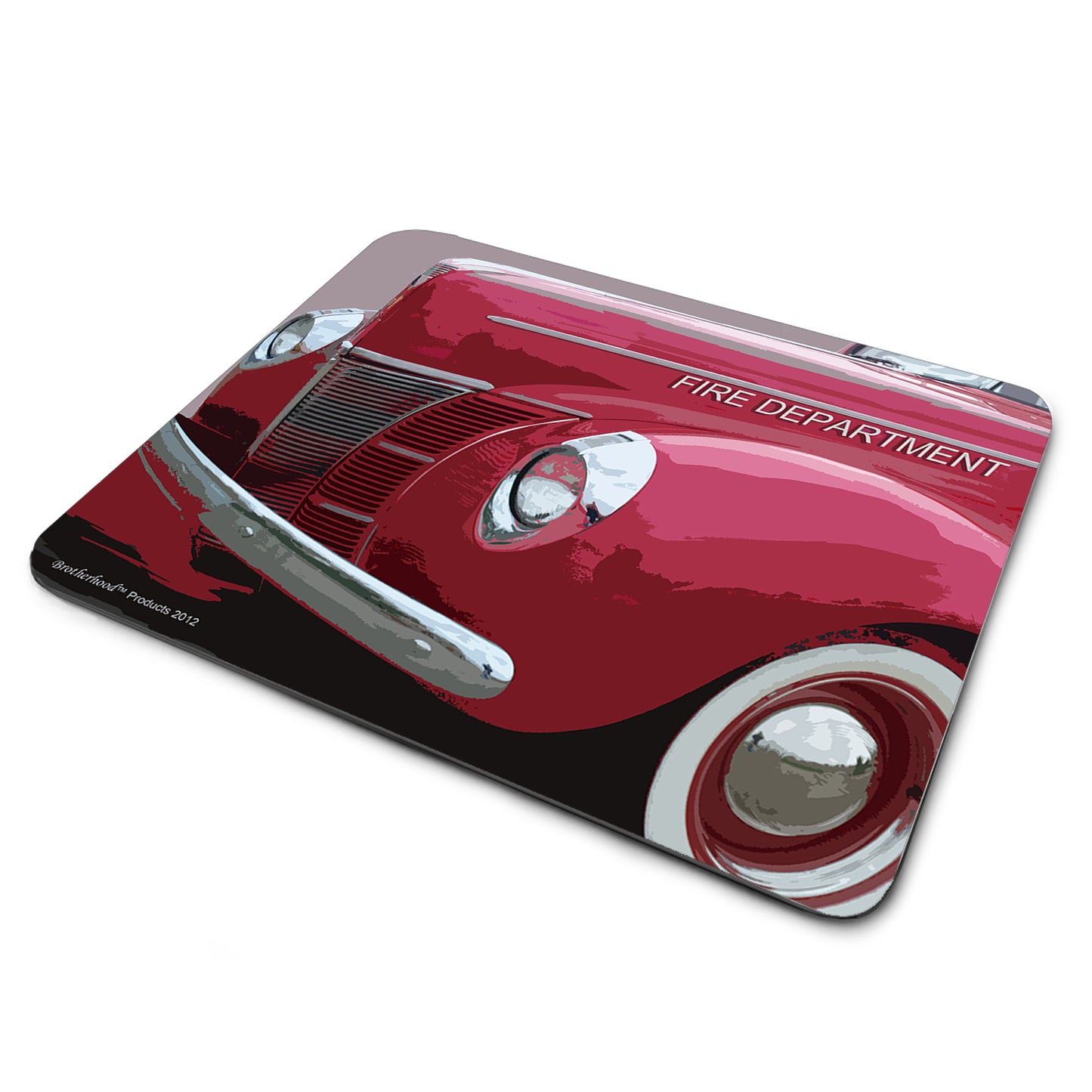 MP-023 Mouse Pad - Fire Fire Department Chiefs Car