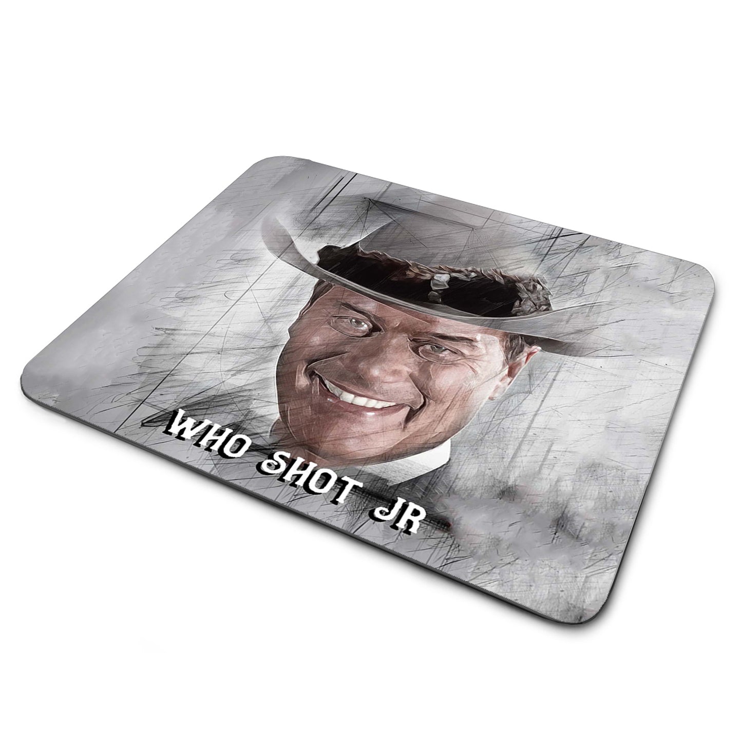 MP-025 Mouse Pad -TV Who Shot JR Ewing Dallas TV Show