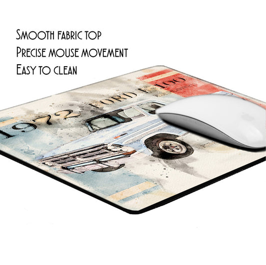 MP-053 Mouse Pad - Truck 1972 Ford F 100 Classic Pick Up Truck