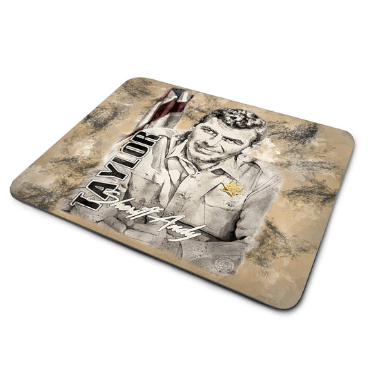 MP-054 Mouse Pad - Mayberry Sheriff Taylor Water Color