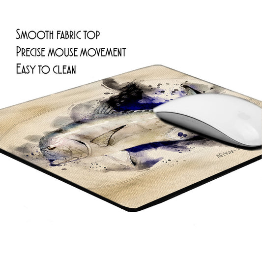 MP-055 Mouse Pad - Fishing African Pompano Fish Design