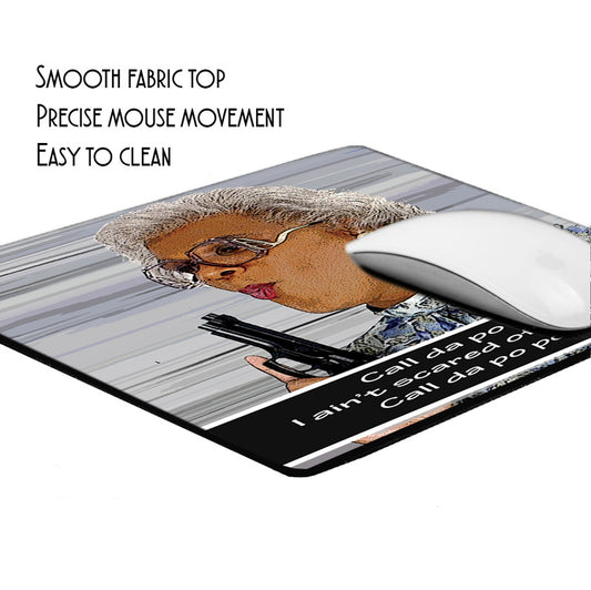 MP-067 Mouse Pad - TV Movies Madea Call The Po Po