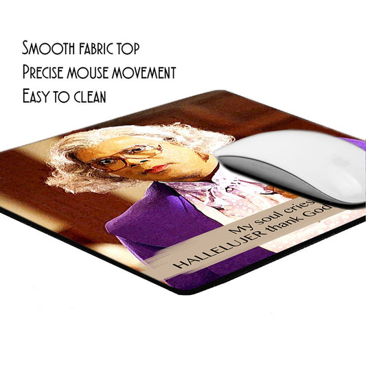 MP-068 Mouse Pad - Religion Madea Hallelujer Design