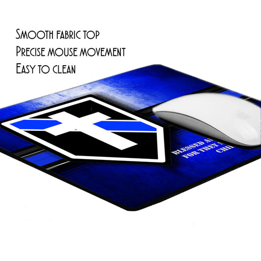 MP-080 Mouse Pad - Law Enforcement TBLChaplain Cross