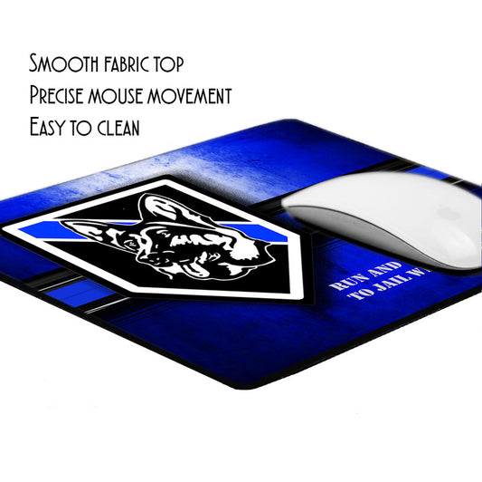 MP-081 Mouse Pad - Law Enforcement TBL K9 Teeth Marks