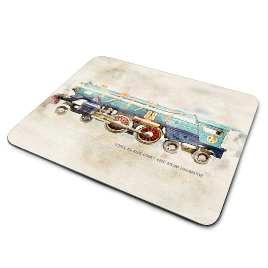 MP-140 Mouse Pad Toy Train Lionel SG Blue Comet Train