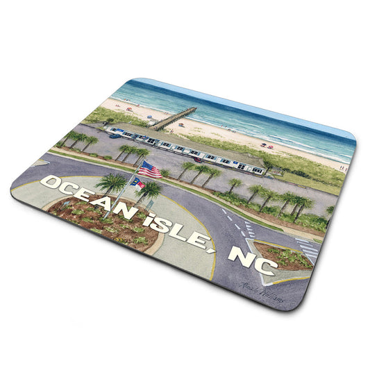MP-208 Mouse Pad By Ron Williams Ocean Isle Fishing Pier NC
