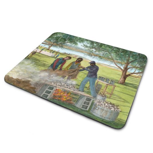 MP-262 Mouse Pad By Ron Williams Ole Fashion Oyster Roast