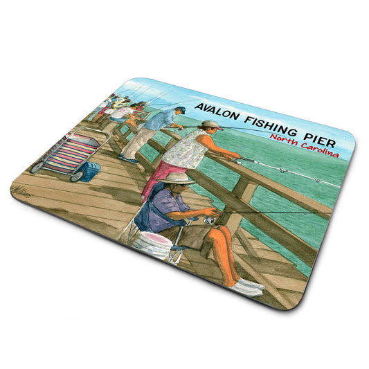 MP-267 Mouse Pad By Ron Williams Avalon Pier NC