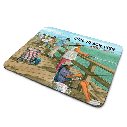 MP-279 Mouse Pad By Ron Williams Kure Beach Pier NC