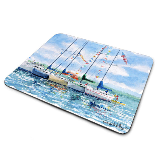 MP-290 Mouse Pad By Ron Williams A Day on Sailboats