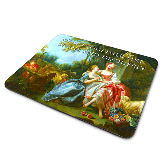 MP-328 Mouse Pad - Drunk and Disorderly Classical Art Design
