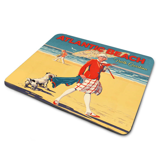 MP-330 Mouse Pad - Atlantic Beach North Carolina Vintage Design