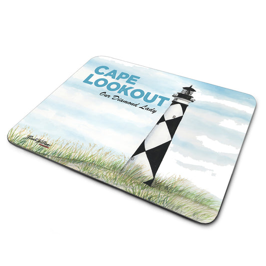 MP-332 Mouse Pad - By Ron Williams Cape Lookout Lighthouse