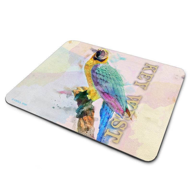 MP-348 Mouse Pad - Colorful Parrots Water Color Design Key West