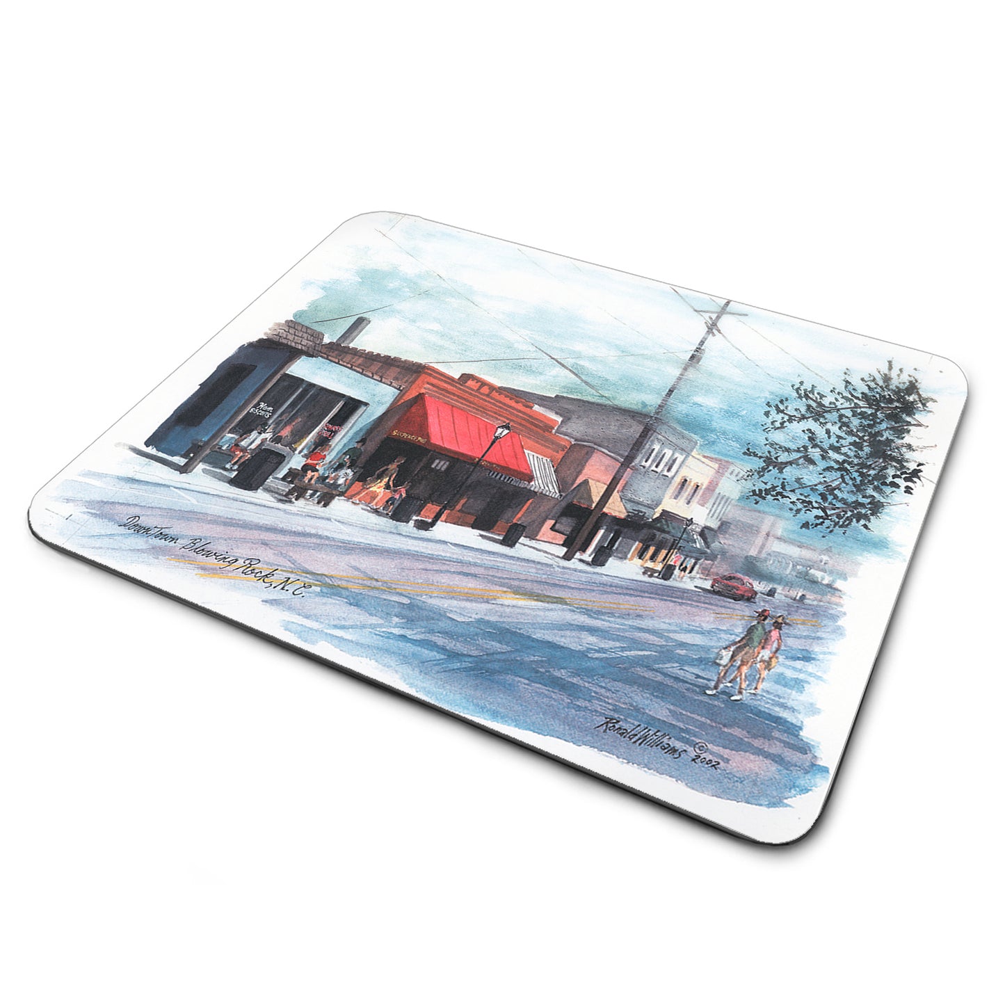 MP-364 Mouse Pad - By Ronald WIlliams Downtown Blowing Rock NC