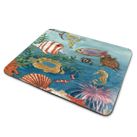 MP-369 Mouse Pad - By Ronald Williams Colorful Reef Fish