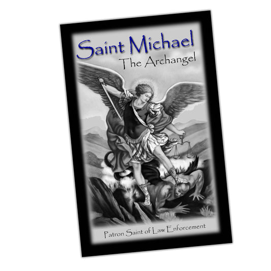 PO-004 Poster - Law Enforcement Saint Michael Patron Saint
