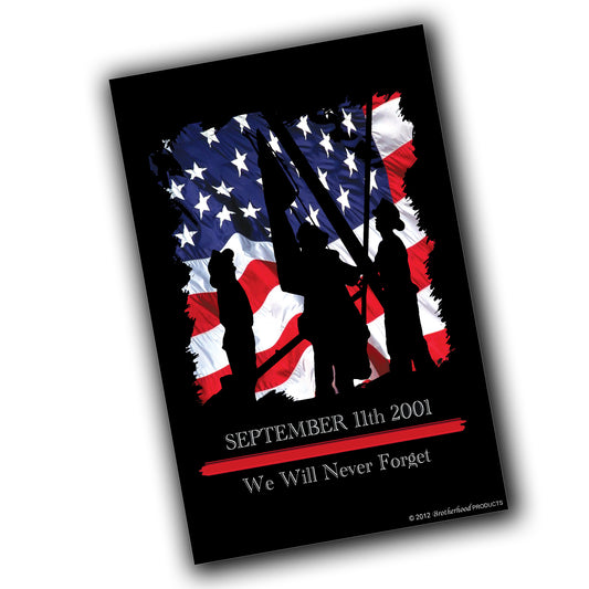 PO-010 Poster - Firefighter Sept. 11 Memorial Poster