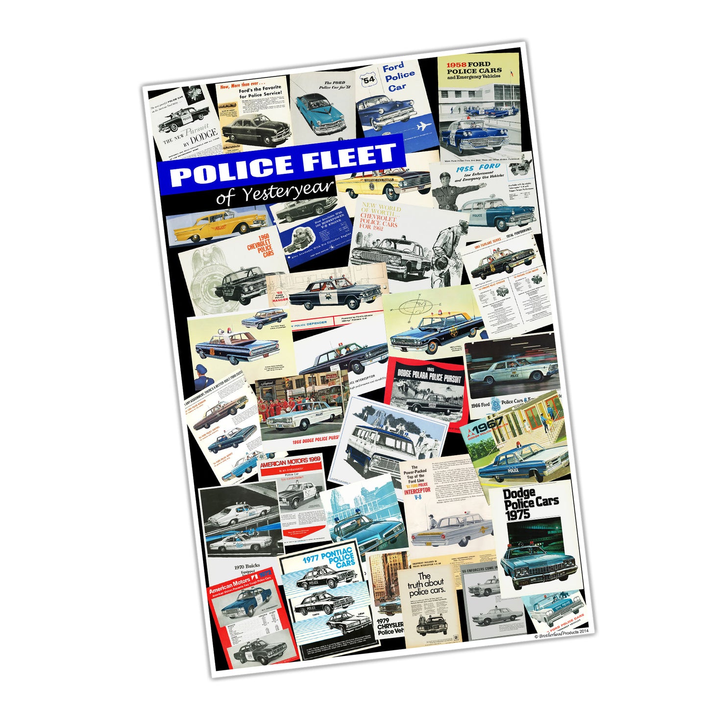PO-022 Poster - Police Fleet Magazine Assorted Advertisements