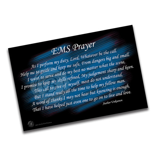 PO-025 Poster - EMS EMS Prayer Emergency Medical Services