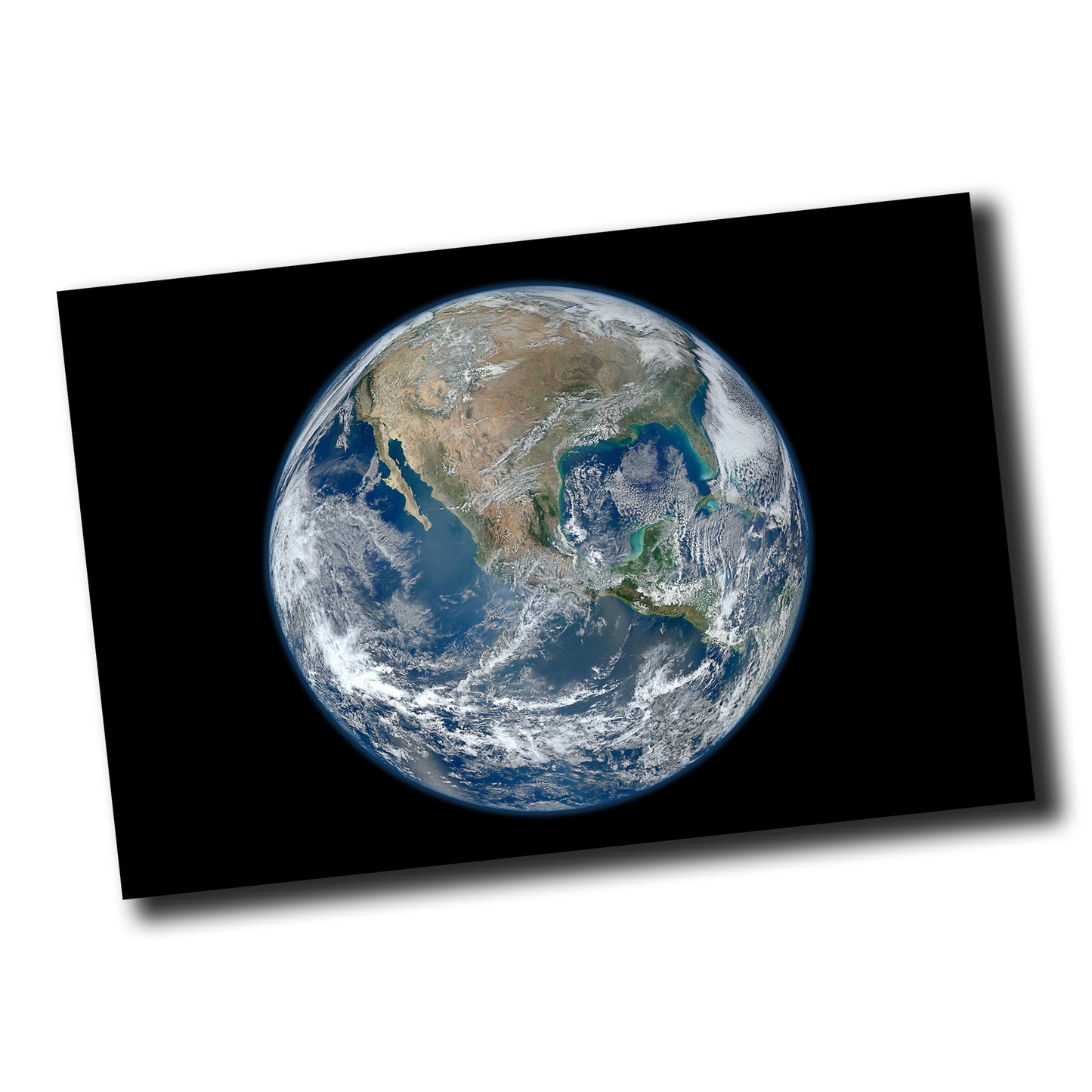 PO-046 Poster - Aviation View if Earth From Space
