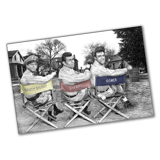 PO-066 Poster - Mayberry Cast Andy Barney Gomer