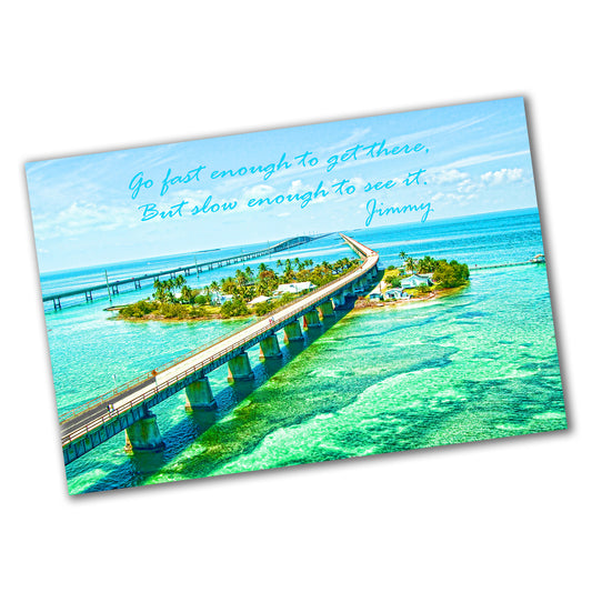 PO-072 Poster - Florida Keys Seven Mile Bridge