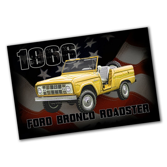 PO-089 Poster - Bronco 1966 Sport Utility Vehicle