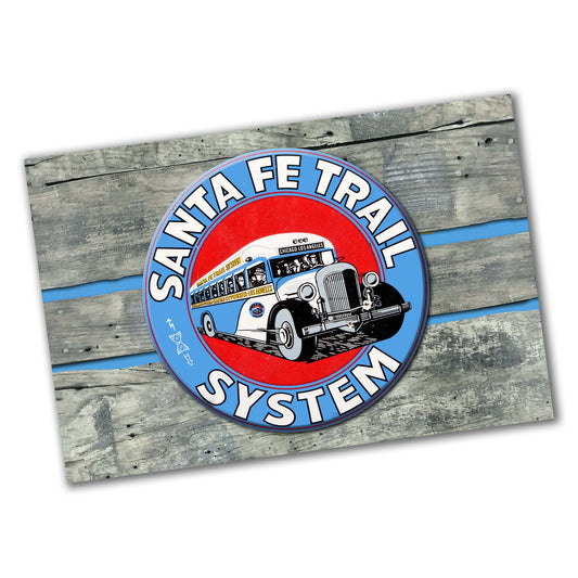 PO-092 Poster - Travel Santa Fe Trail Bus System
