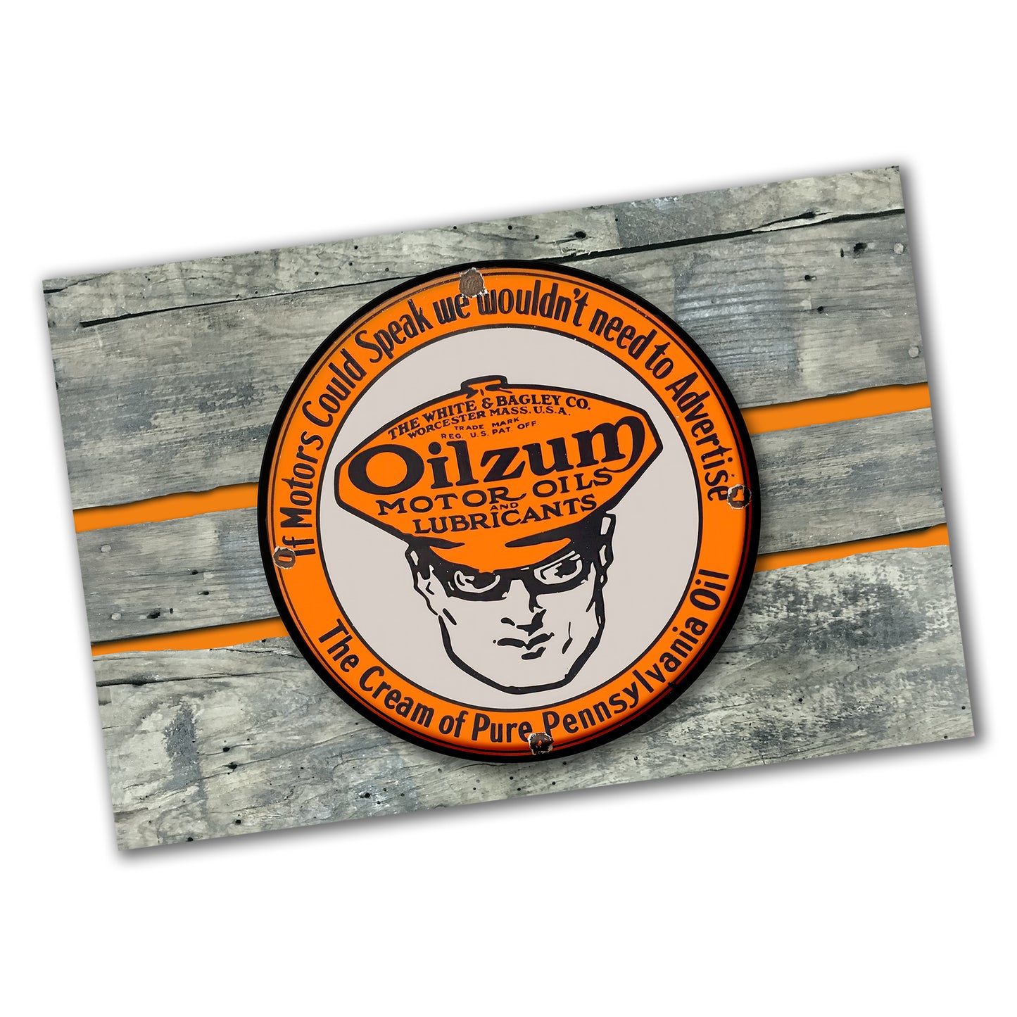 PO-093 Poster - Gas & Oil Oilzum Motor Oil