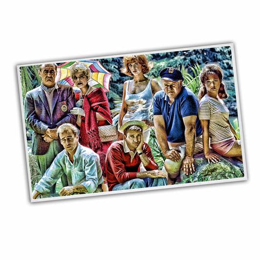 RG-002 Door Mat - TV Show Gilligan's Island Cast Members