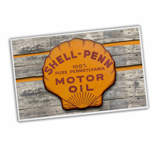 RG-009 Door Mat - Shell Penn Motor Oil Shell Design