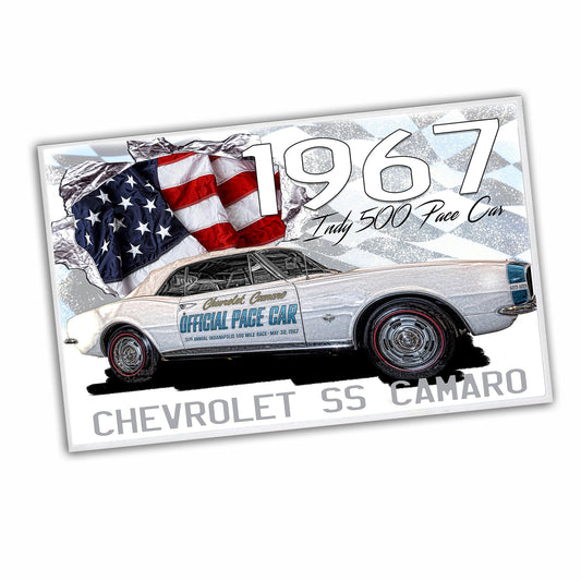 RG-050 Door Mat -1967 Classic Camaro Indy 500 Pace Car
