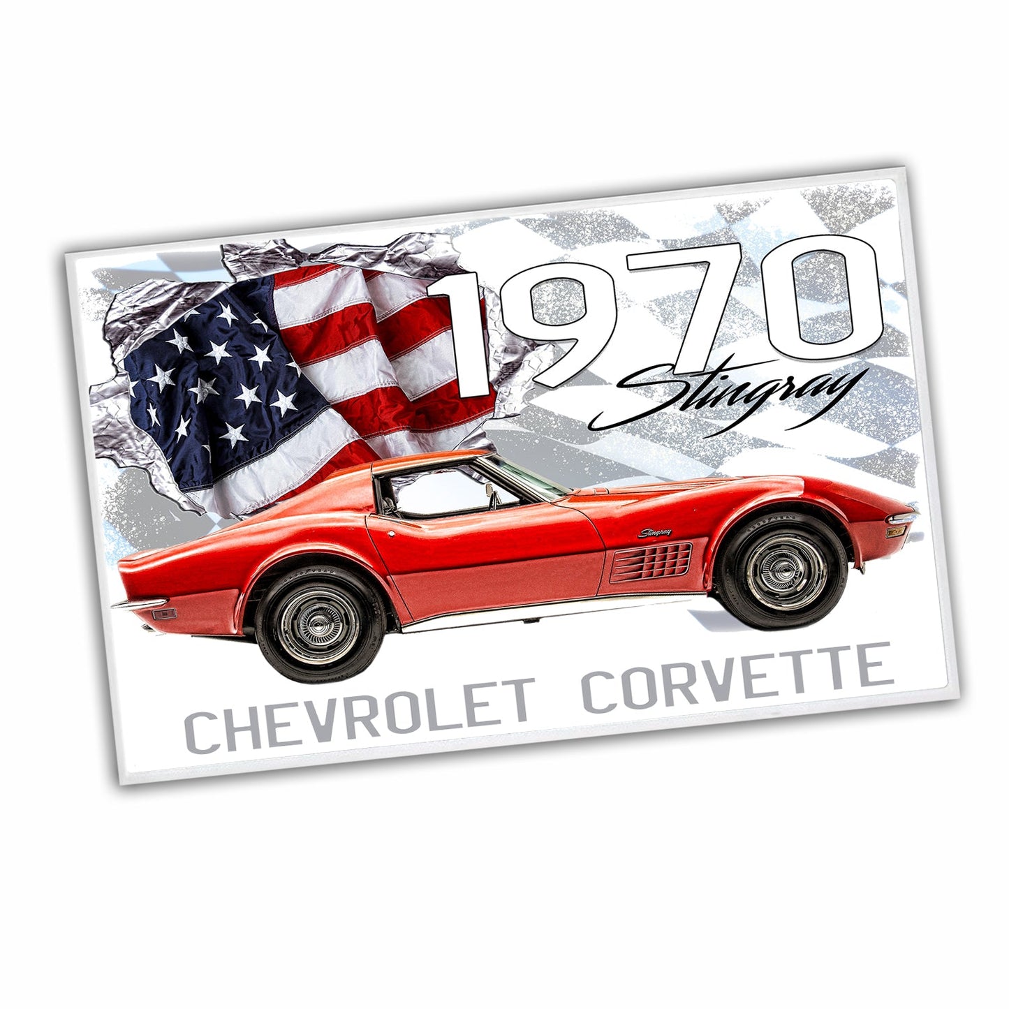 RG-065 Door Mat - 1970 Classic Corvette Stingray Muscle Car