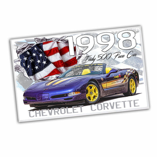 RG-069 Door Mat - 1998 Classic Corvette Indy 500 Pace Car