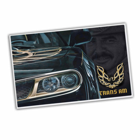 RG-074 Door Mat - Burt Reynolds Bandit Trans Am Black Gold
