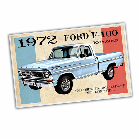 RG-085 Door Mat - 1972 F-100 Explorer Pick Up Truck