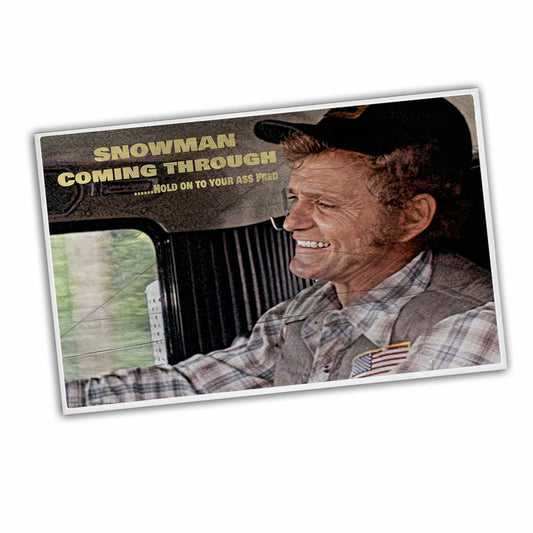 RG-098 Door Mat - Smokey & The Bandit Snowman Coming