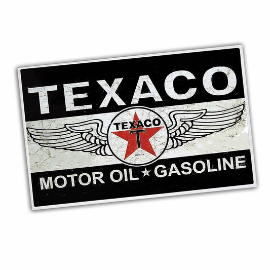 RG-117 Door Mat - Texaco Wings Motor Oil Gasoline Advertisement