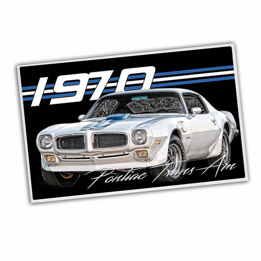 RG-122 Door Mat - 1970 Pontiac Trans Am White Muscle Car