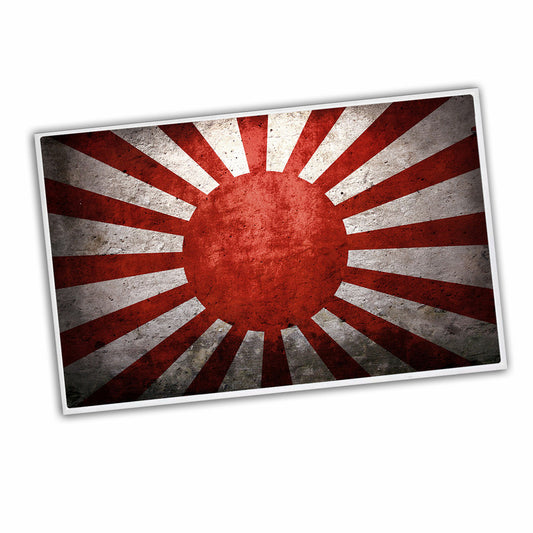 RG-124 Door Mat - Japanese Battle Flag Distressed Design