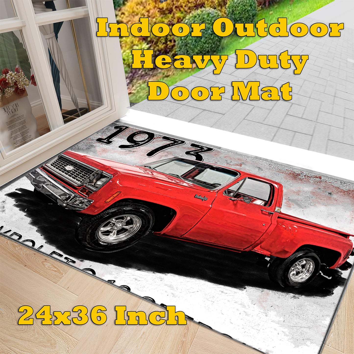 RG-130 Door Mat - 1973 Cheyenne 10 Step Side Pick Up Truck