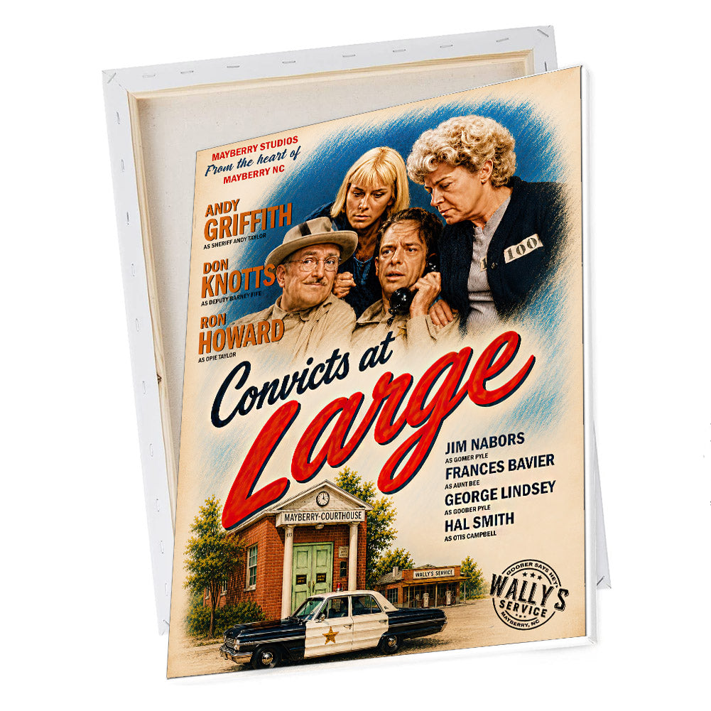 CV-665 Canvas Prints - Mayberry Convicts at Large