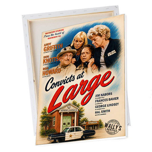 CV-665 Canvas Prints - Mayberry Convicts at Large