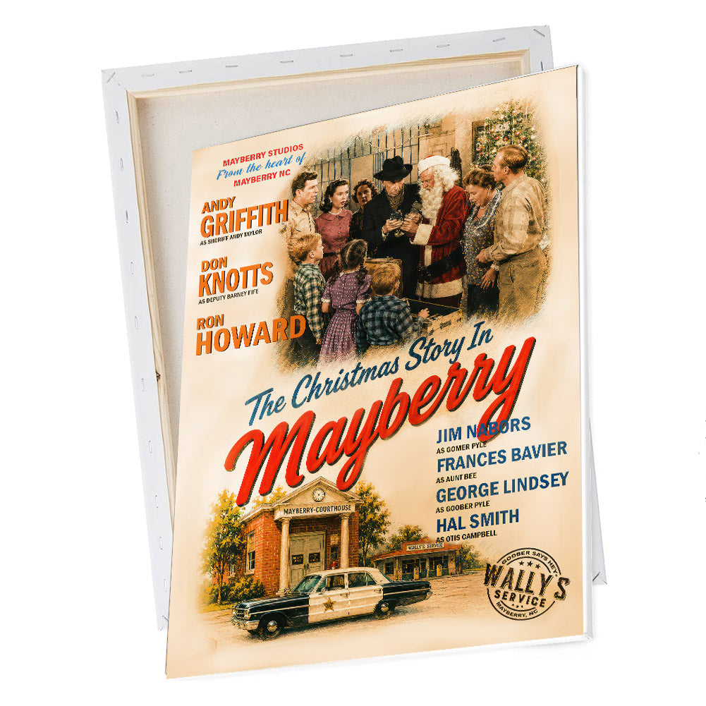 CV-669 Canvas Prints - Mayberry Christmas Story