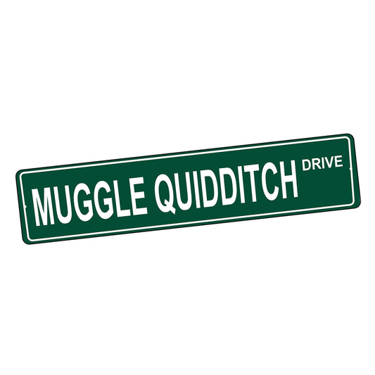 SI-STR-002 Street Sign - Muggle Quidditch Harry Potter