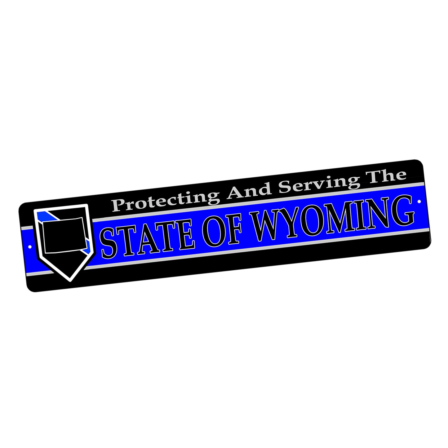 SI-STR-021 Street Sign - Law Enforcement Thin Blue Line 50 States