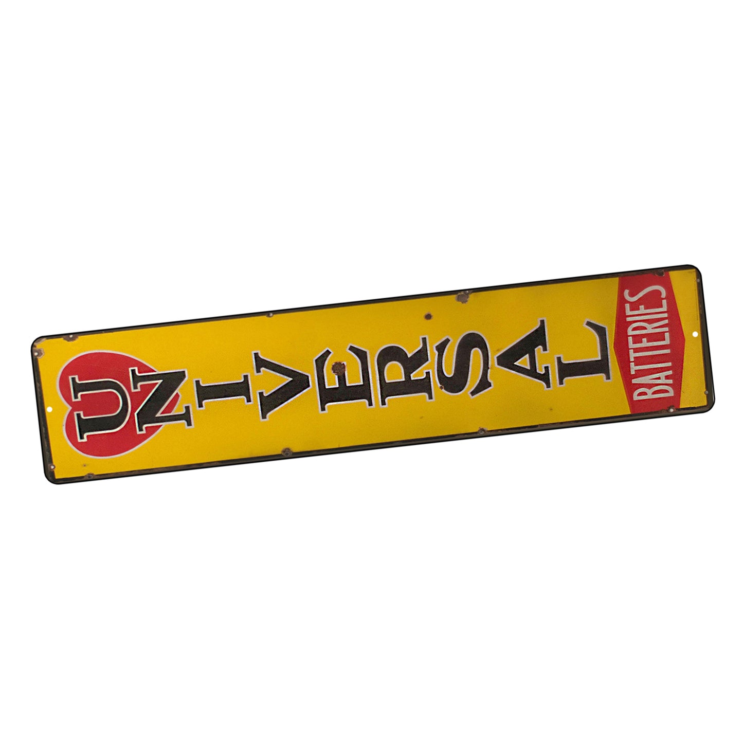 SI-STR-075 Street Sign - Gas & Oil Universal Batteries